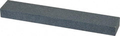 Made in USA - 120 Grit Aluminum Oxide Rectangular Polishing Stone - Fine Grade, 1" Wide x 6" Long x 1/2" Thick - All Tool & Supply