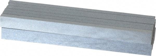 Made in USA - 180 Grit Aluminum Oxide Rectangular Polishing Stone - Very Fine Grade, 1/2" Wide x 6" Long x 1/4" Thick - All Tool & Supply