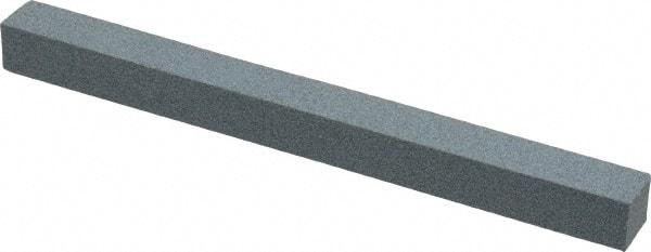 Made in USA - 180 Grit Aluminum Oxide Square Polishing Stone - Very Fine Grade, 1/2" Wide x 6" Long x 1/2" Thick - All Tool & Supply