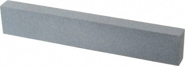 Made in USA - 180 Grit Aluminum Oxide Rectangular Polishing Stone - Very Fine Grade, 1" Wide x 6" Long x 1/2" Thick - All Tool & Supply