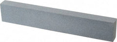 Made in USA - 180 Grit Aluminum Oxide Rectangular Polishing Stone - Very Fine Grade, 1" Wide x 6" Long x 1/2" Thick - All Tool & Supply