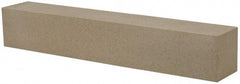 Made in USA - 320 Grit Aluminum Oxide Square Polishing Stone - Extra Fine Grade, 1" Wide x 6" Long x 1" Thick - All Tool & Supply