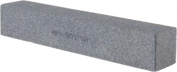 Value Collection - 150 Grit Silicon Carbide Square Polishing Stone - Very Fine Grade, 1" Wide x 6" Long x 1" Thick - All Tool & Supply