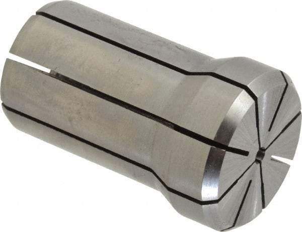 Parlec - 3/32 Inch, 5/64 to 3/32 Inch Collet Capacity, Series DA180 Double Angle Collet - 1.639 Inch Overall Length, 1.025 Inch Overall Diameter - Exact Industrial Supply