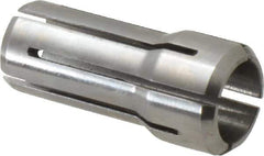 Parlec - 25/64 Inch, 3/8 to 25/64 Inch Collet Capacity, Series DA200 Double Angle Collet - 1-3/16 Inch Overall Length, 0.539 Inch Overall Diameter - Exact Industrial Supply