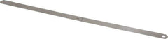 Starrett - 0.001 Inch Thick x 1/2 Inch Wide x 12 Inch Leaf Length, Parallel Feeler Gage - Tempered Steel - All Tool & Supply