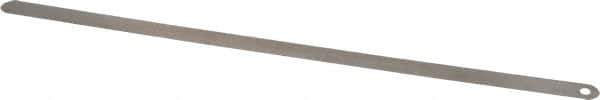 Starrett - 0.0015 Inch Thick x 1/2 Inch Wide x 12 Inch Leaf Length, Parallel Feeler Gage - Tempered Steel - All Tool & Supply