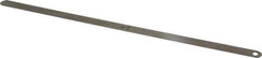 Starrett - 0.004 Inch Thick x 1/2 Inch Wide x 12 Inch Leaf Length, Parallel Feeler Gage - Tempered Steel - All Tool & Supply