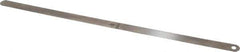 Starrett - 0.005 Inch Thick x 1/2 Inch Wide x 12 Inch Leaf Length, Parallel Feeler Gage - Tempered Steel - All Tool & Supply