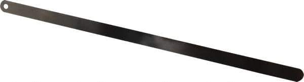 Starrett - 0.006 Inch Thick x 1/2 Inch Wide x 12 Inch Leaf Length, Parallel Feeler Gage - Tempered Steel - All Tool & Supply