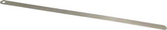 Starrett - 0.008 Inch Thick x 1/2 Inch Wide x 12 Inch Leaf Length, Parallel Feeler Gage - Tempered Steel - All Tool & Supply