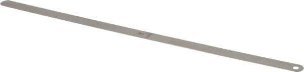 Starrett - 0.011 Inch Thick x 1/2 Inch Wide x 12 Inch Leaf Length, Parallel Feeler Gage - Tempered Steel - All Tool & Supply