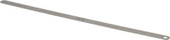 Starrett - 0.011 Inch Thick x 1/2 Inch Wide x 12 Inch Leaf Length, Parallel Feeler Gage - Tempered Steel - All Tool & Supply