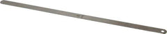 Starrett - 0.023 Inch Thick x 1/2 Inch Wide x 12 Inch Leaf Length, Parallel Feeler Gage - Tempered Steel - All Tool & Supply