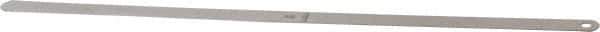 Starrett - 0.026 Inch Thick x 1/2 Inch Wide x 12 Inch Leaf Length, Parallel Feeler Gage - Tempered Steel - All Tool & Supply