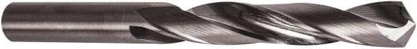 Precision Twist Drill - Letter F 118° Solid Carbide Jobber Drill - Bright Finish, Right Hand Cut, Spiral Flute, Straight Shank, 3-1/4" OAL, Faceted Point - All Tool & Supply