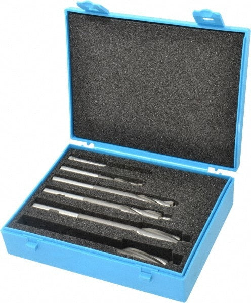 Made in USA - 3 to 10mm Socket Head Cap Screw Compatible, High Speed Steel, Solid Pilot Counterbore Set - All Tool & Supply