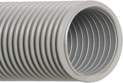 Hi-Tech Duravent - 1-1/4" ID, 20 Hg Vac Rating, 22 psi, EVA Vacuum & Duct Hose - 50' Long, Gray, 3-1/2" Bend Radius, -65 to 140°F - All Tool & Supply