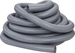 Hi-Tech Duravent - 2" ID, 25 Hg Vac Rating, 27 psi, PVC Vacuum & Duct Hose - 50' Long, Gray, 1-5/8" Bend Radius, -20 to 150°F - All Tool & Supply