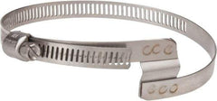 Hi-Tech Duravent - Stainless Steel Hose Clamp - 5/16" Wide x 0.02" Thick, 2" Hose, 1-1/4 to 2-5/8" Diam - All Tool & Supply