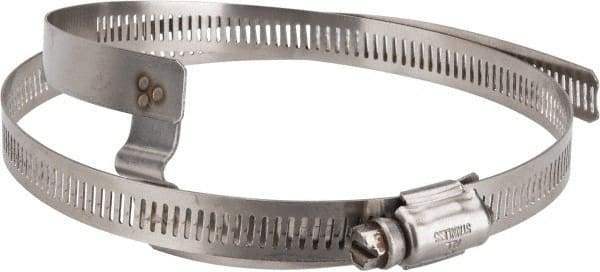 Hi-Tech Duravent - Stainless Steel Hose Clamp - 1/2" Wide x 0.02" Thick, 6-1/4" Hose, 5-1/4 to 6-5/8" Diam - All Tool & Supply