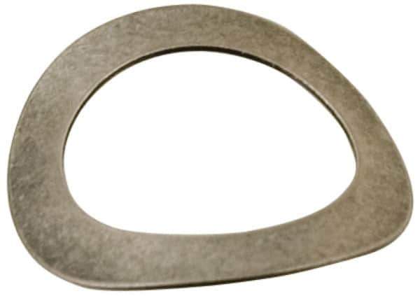 Made in USA - #0 Screw, 0.067" ID x 0.175" OD, Grade 300 Stainless Steel Single Wave Washer - 0.01" Thick, 0.04" Overall Height, 0.003" Deflection, 6.17 Lb at Deflection - All Tool & Supply