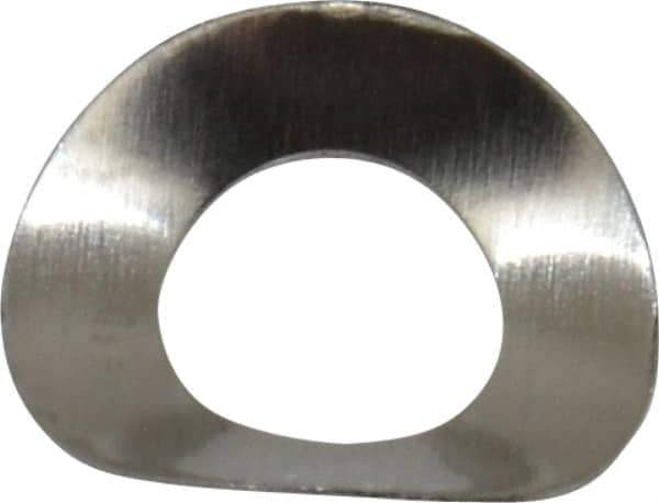 Made in USA - #6 Screw, 0.143" ID x 0.275" OD, Grade 300 Stainless Steel Single Wave Washer - 0.005" Thick, 0.062" Overall Height, 0.014" Deflection - All Tool & Supply