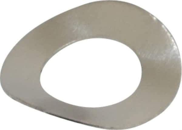 Made in USA - #8 Screw, 0.16" ID x 0.29" OD, Grade 300 Stainless Steel Single Wave Washer - 0.006" Thick, 0.053" Overall Height, 0.013" Deflection - All Tool & Supply