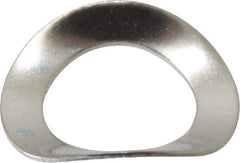 Made in USA - #10 Screw, 0.195" ID x 0.307" OD, Grade 300 Stainless Steel Single Wave Washer - 0.01" Thick, 0.053" Overall Height, 0.008" Deflection - All Tool & Supply