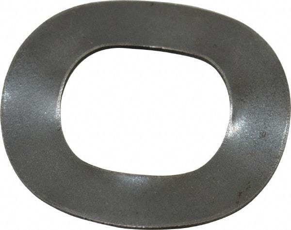 Made in USA - 7/16" Screw, 0.474" ID x 0.815" OD, Grade 1074-1095 Spring Steel Triple Wave Washer - 0.02" Thick, 0.07" Overall Height, 0.014" Deflection, 88.22 Lb at Deflection - All Tool & Supply