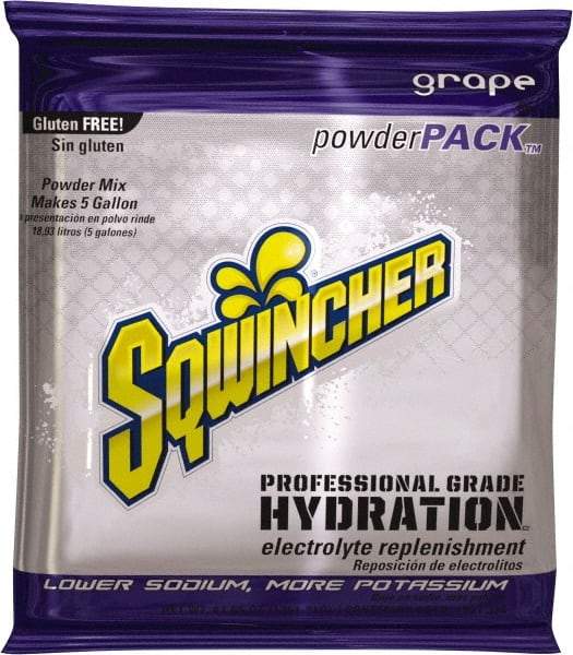 Sqwincher - 47.66 oz Pack Grape Activity Drink - Powdered, Yields 5 Gal - All Tool & Supply