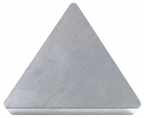 Sumitomo - NU-TPG321 Grade BN250 PCBN Turning Insert - Uncoated, 60° Triangle, 3/8" Inscr Circle, 1/8" Thick, 1/64" Corner Radius - All Tool & Supply