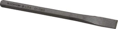 Blackhawk by Proto - 5-1/4" OAL x 3/8" Blade Width Cold Chisel - 3/8" Tip, 5/16" Stock, Alloy Steel Handle - All Tool & Supply