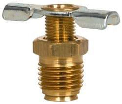 Eaton - Steel External Seat Drain Cock & Shutoff Valve - 1/4 Thread, 150 Max psi - All Tool & Supply