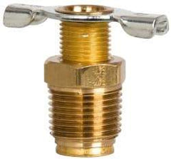 Eaton - Steel External Seat Drain Cock & Shutoff Valve - 3/8 Thread, 150 Max psi - All Tool & Supply