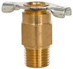 Eaton - Steel Internal Seat Drain Cock & Shutoff Valve - 1/4 Thread, 150 Max psi - All Tool & Supply