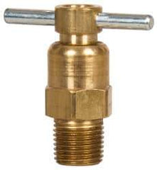 Eaton - Steel Internal Seat Drain Cock & Shutoff Valve - 1/8 Thread, 150 Max psi - All Tool & Supply