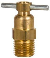 Eaton - Steel Internal Seat Drain Cock & Shutoff Valve - 1/4 Thread, 150 Max psi - All Tool & Supply