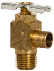 Eaton - Steel Angle Bib Drain Drain Cock & Shutoff Valve - 1/4 Thread, 150 Max psi - All Tool & Supply