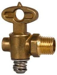 Eaton - Steel Drain Cock & Shutoff Valve - 1/4 Thread, 30 Max psi - All Tool & Supply