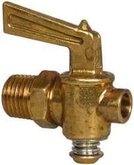 Eaton - Steel Ground Plug Drain Drain Cock & Shutoff Valve - 1/4 Thread, 30 Max psi - All Tool & Supply