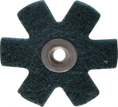 3M - 2" Diam Nonwoven Sanding Star - Very Fine Grade, Eyelet, 24,000 RPM - All Tool & Supply