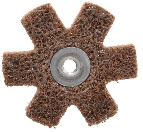 3M - 2" Diam Nonwoven Sanding Star - Coarse Grade, Eyelet, 24,000 RPM - All Tool & Supply