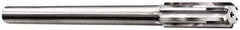 Made in USA - 0.2025" Carbide-Tipped 4 Flute Chucking Reamer - Straight Flute, 11/64" Straight Shank, 1-1/8" Flute Length, 4-1/2" OAL - All Tool & Supply