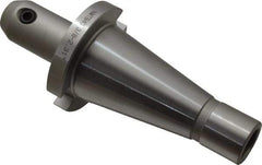 Accupro - NMTB40 Taper Shank 3/8" Hole End Mill Holder/Adapter - 1" Nose Diam, 58.67mm Projection, 5/8-11 Drawbar, Through-Spindle Coolant - Exact Industrial Supply