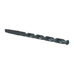 Interstate - 7/8", 3MT 118° Point High Speed Steel Taper Shank Drill Bit - Oxide Finish, 10" Flute Length, 15" OAL, Spiral Flute, Series 502 - All Tool & Supply