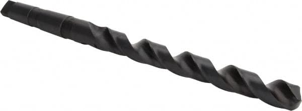 Interstate - 15/16", 3MT 118° Point High Speed Steel Taper Shank Drill Bit - All Tool & Supply