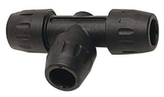 Transair - 1-1/2" ID, Air Hose Equal Tee - 232 Max psi, 8-1/16" Long, Plastic - All Tool & Supply