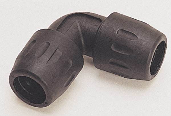 Transair - 1-1/2" ID, Air Hose 90° Union Elbow - 232 Max psi, 4-3/16" Long, Plastic - All Tool & Supply