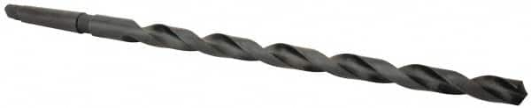 Interstate - 47/64", 2MT 118° Point High Speed Steel Taper Shank Drill Bit - All Tool & Supply